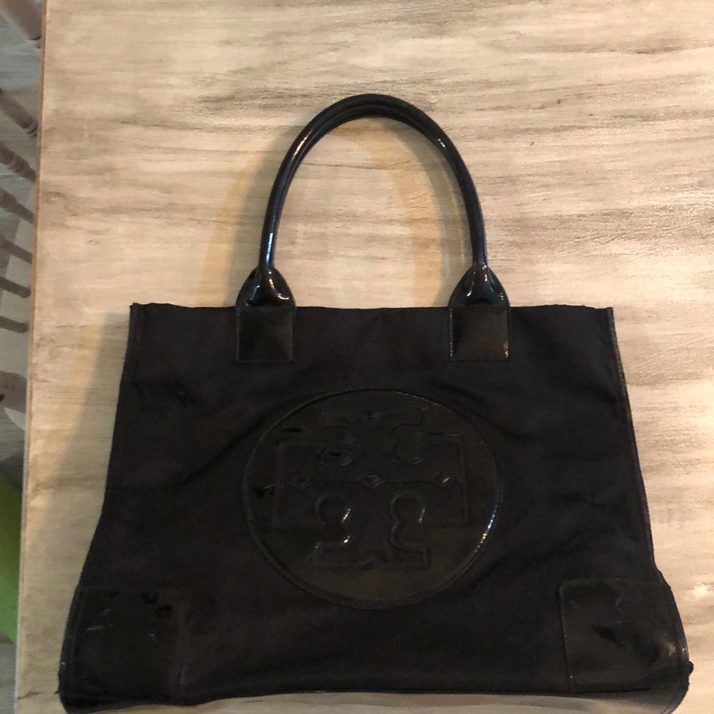 Tory Burch Ella Patent Nylon Tote